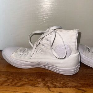 Converse All-White Hightop Sneakers